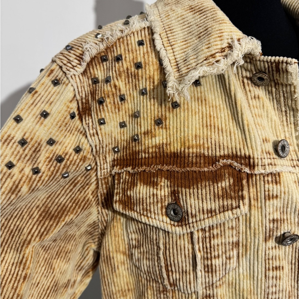 POL Studded Distressed Corduroy Jacket – Size Small - Picture 11 of 16